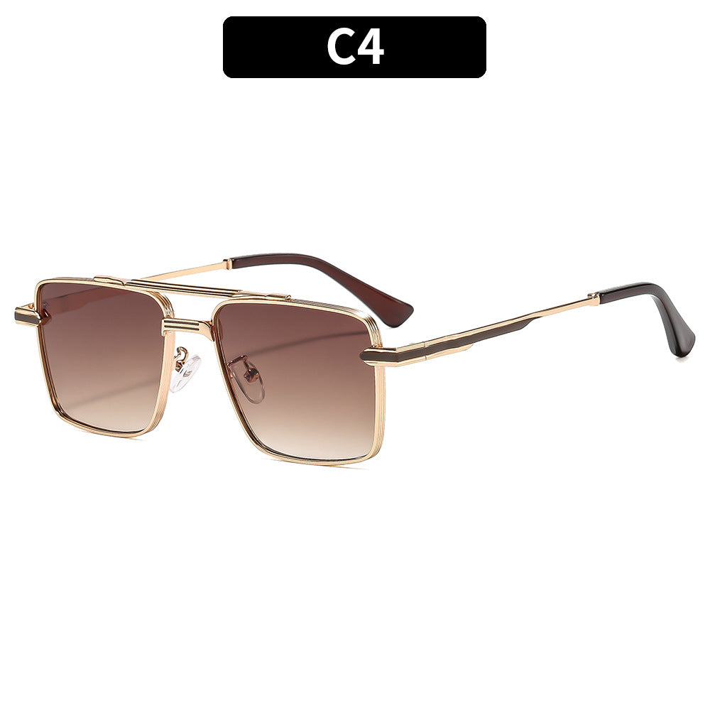 Dame futuristisk kvadratisk solbrille Skanto