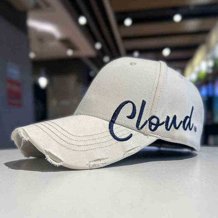 Kvinne Slitt Casual Bomull Baseball Cap Skanto