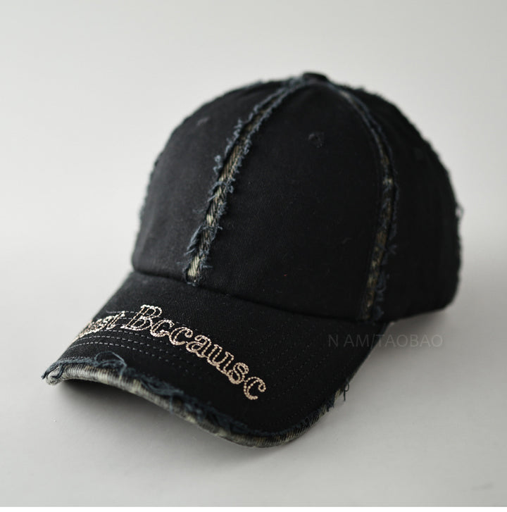 Men's Distressed Vintage-Inspirert Baseball Cap Skanto