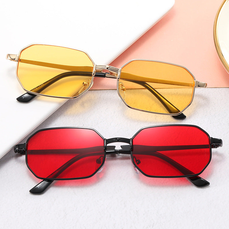 Dame fashionable bifokalbrille med edel metallramme Skanto
