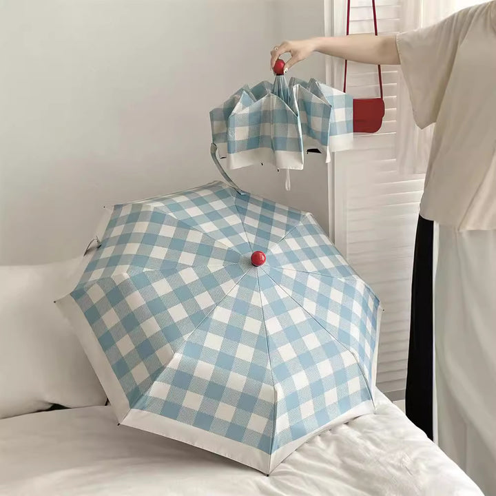 Dame sammenleggbart paraply med spesiell design Skanto