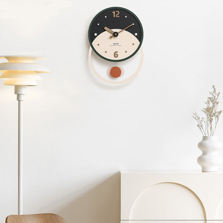Skanto | Nordisk Minimalistisk Veggdekorasjon Klokke for Stuen