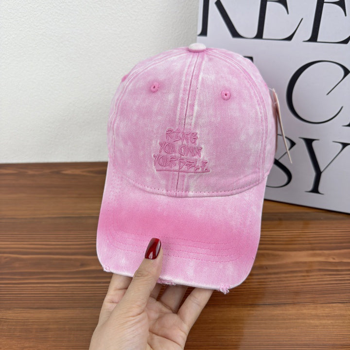 Kvinne's Slitt Motiverende Baseball Cap Skanto