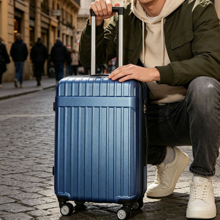 Unisex Robust Hard Shell Travel Suitcase Skanto
