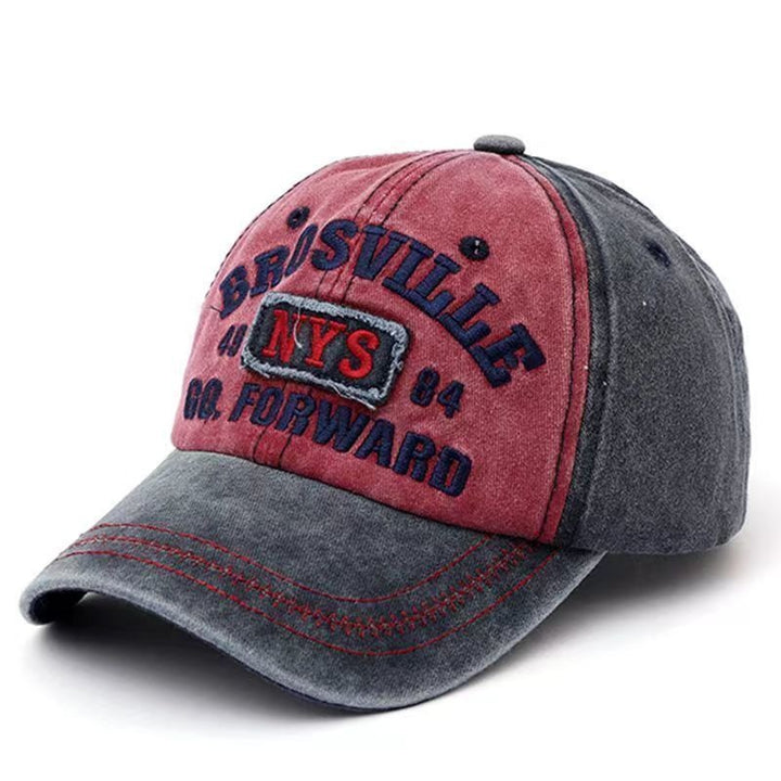 Menn's Slittet Vintage-inspirert Baseball Cap Skanto