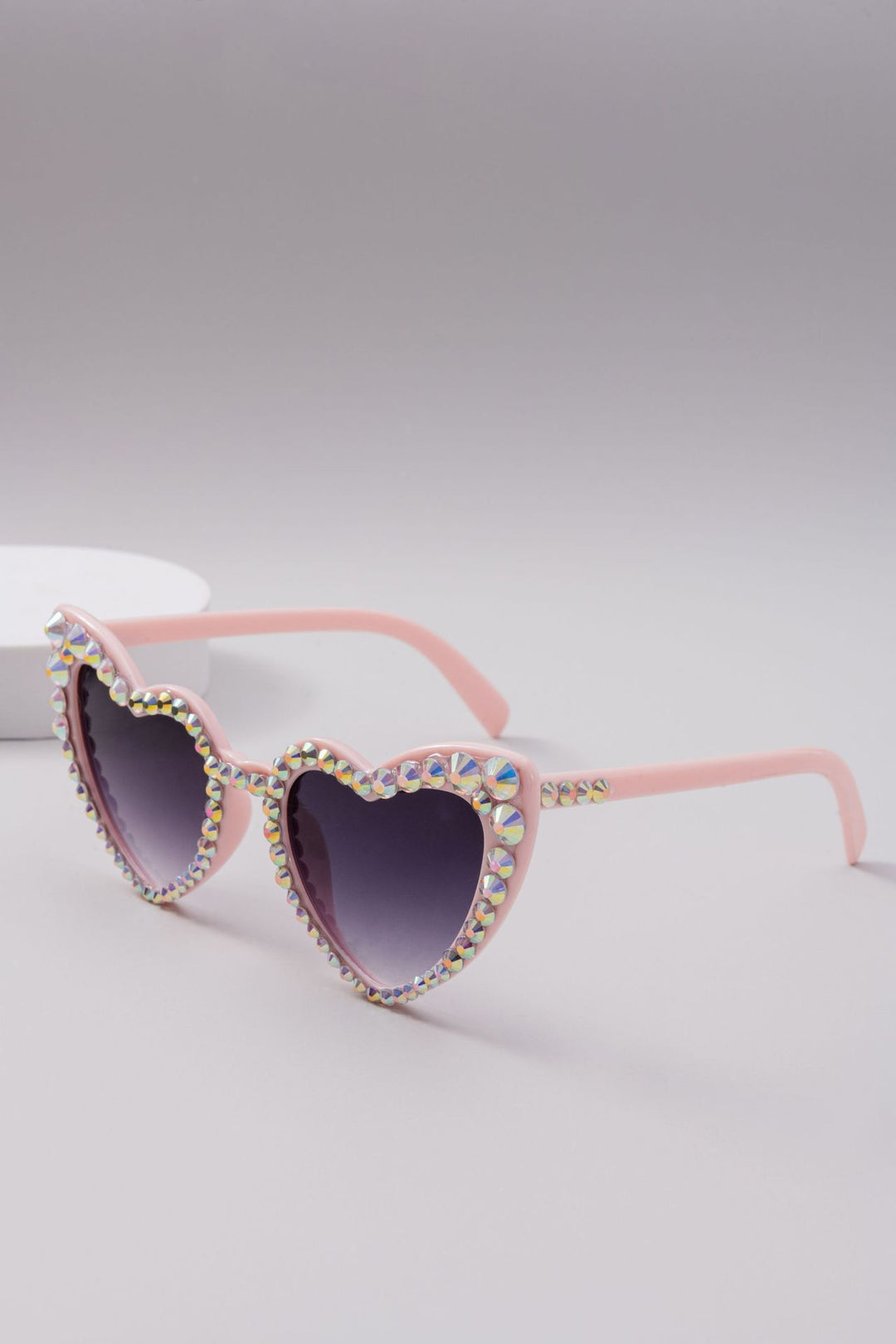Dame Hjerteformet Glitter-solbrille Skanto