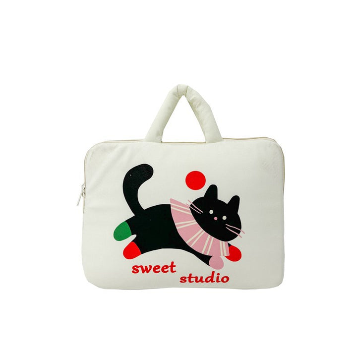 Laptoptas med kreativt kattmønster Skanto