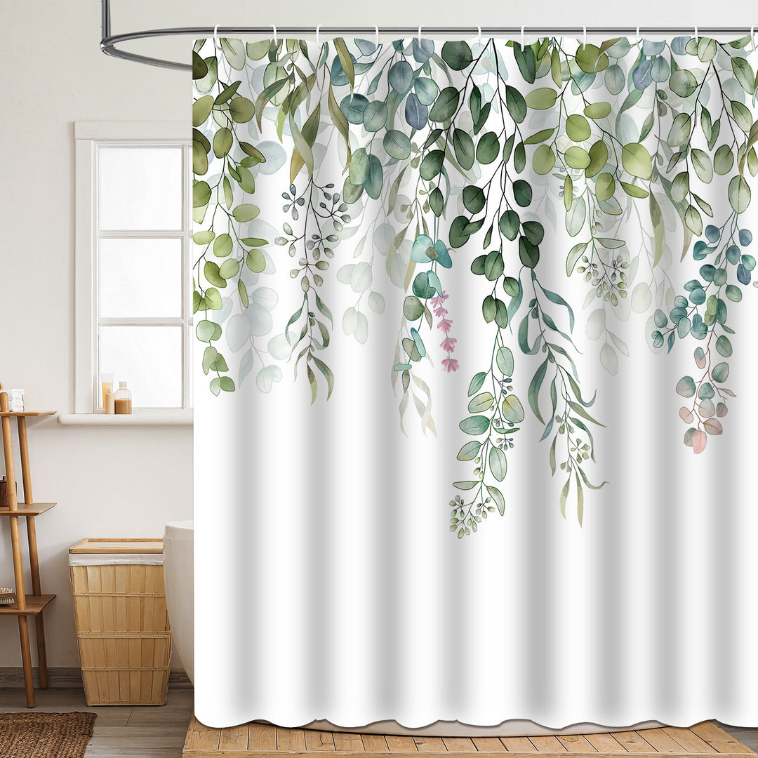 Blomster mønstrede badekar dusjforheng Skanto