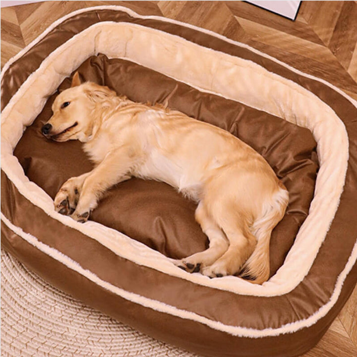 Koselig ortopedisk hundeseng