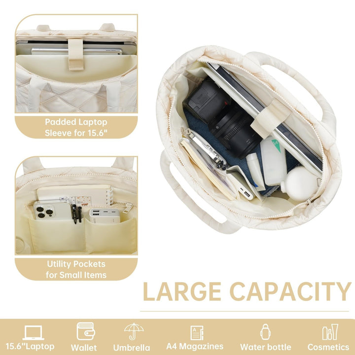 Quiltet Shopper-veske Skanto