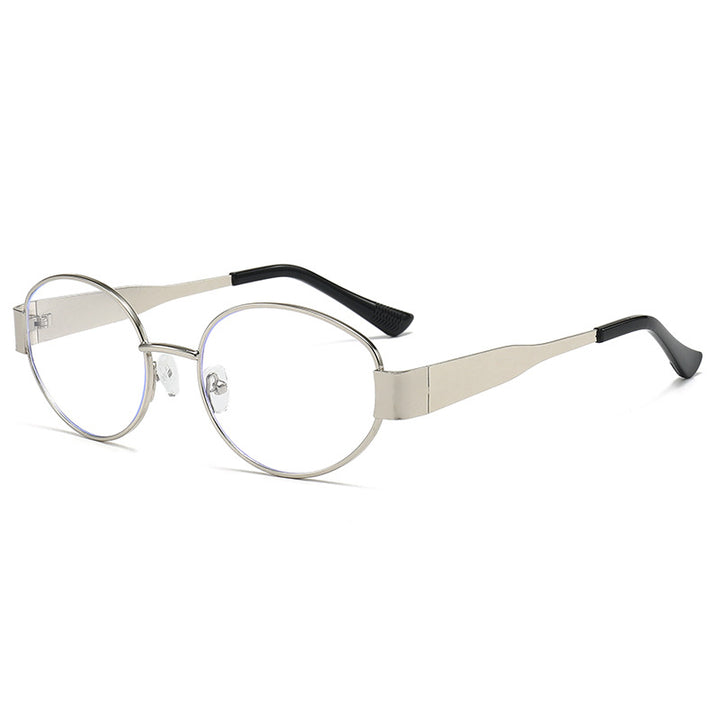Dame Vintage solbrille i ovalt design Skanto