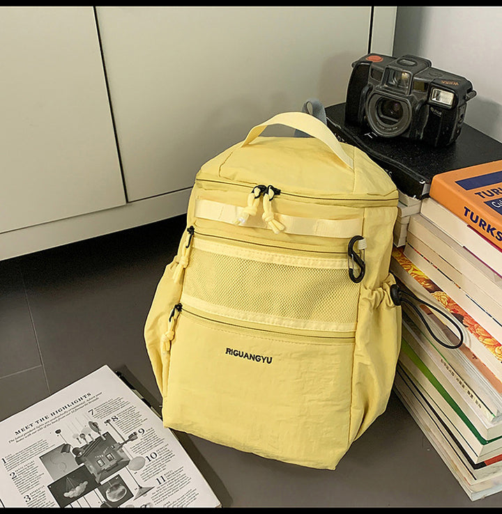 Multi-lomme reise skole ryggsekk