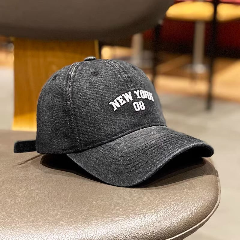 Kvinne Vintage-inspirert Denim Baseball Caps Skanto