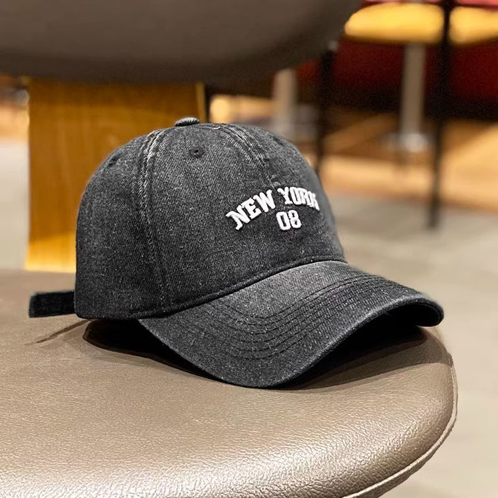 Kvinne Vintage-inspirert Denim Baseball Caps Skanto