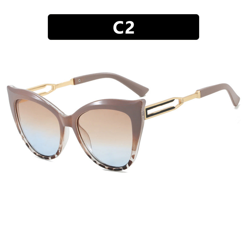 Dame cat-eye briller med elegant metallramme Skanto