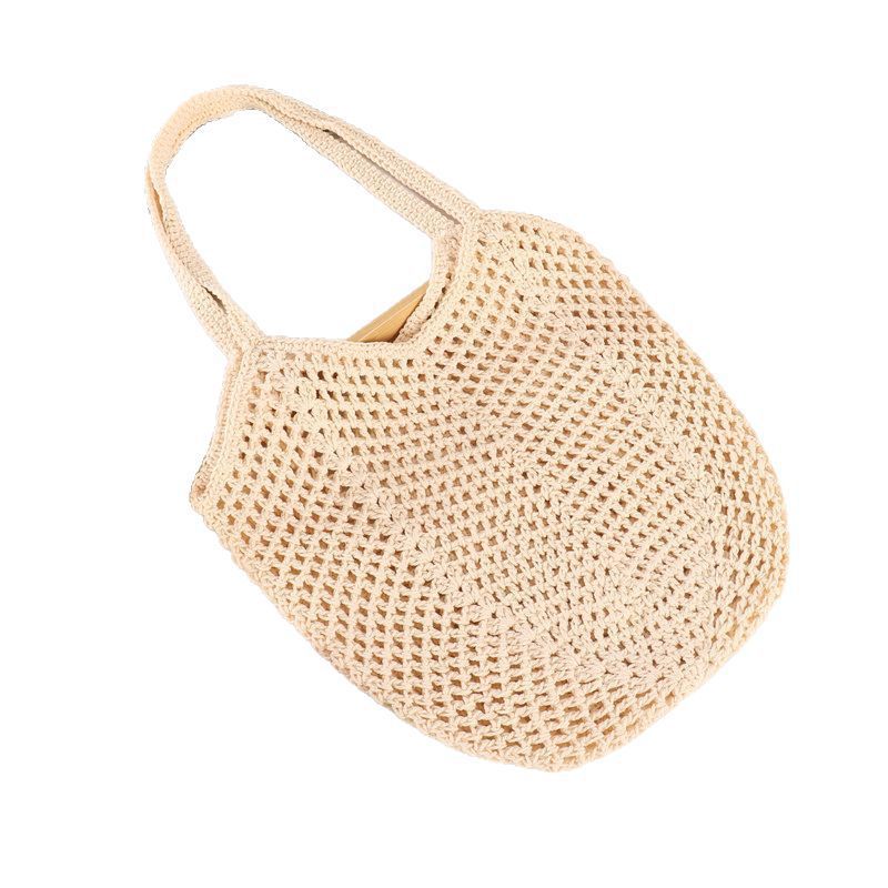 Håndvevd jute tote Skanto
