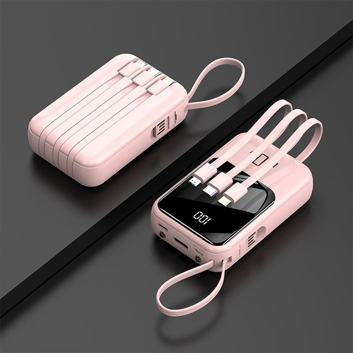 Bærbar Powerbank med hurtigladefunksjon og digital skjerm Skanto