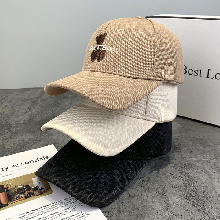 Unisex teksturert bomull baseballcaps Skanto