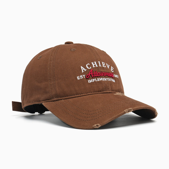 Dame Vintage Baseballcapper med broderi Skanto