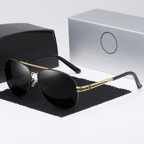 Dame elegant solbrille med smal ramme og UV-beskyttelse Skanto