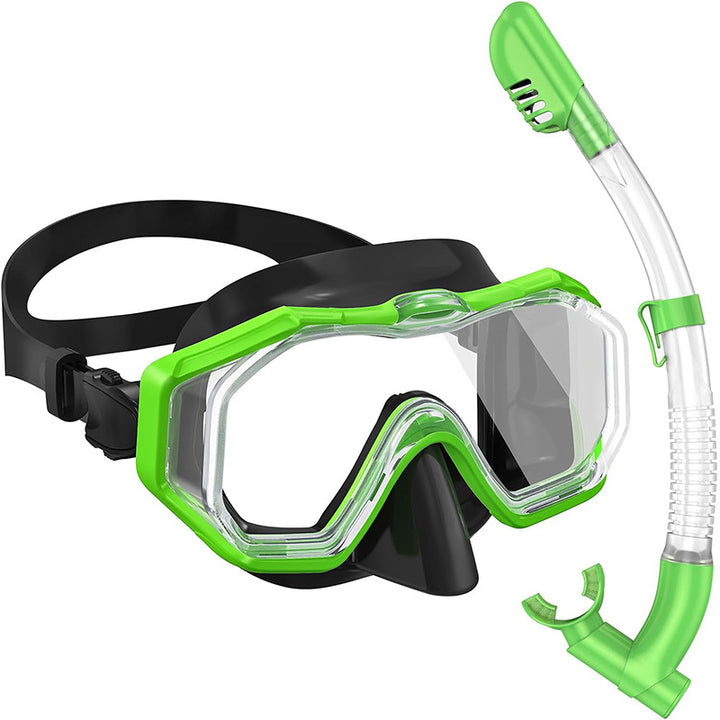 Snorkelmaske med fleksibel pusterør Skanto