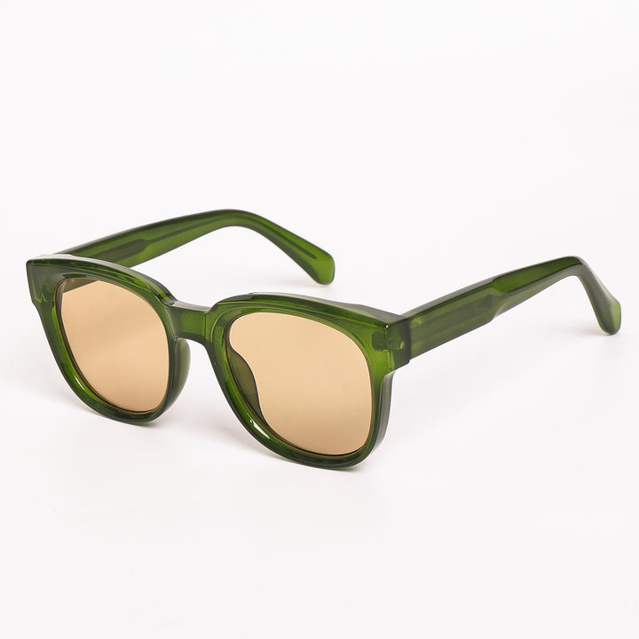 Dame moteriktig solbrille i elegant kvadrat-design med UV-beskyttelse Skanto