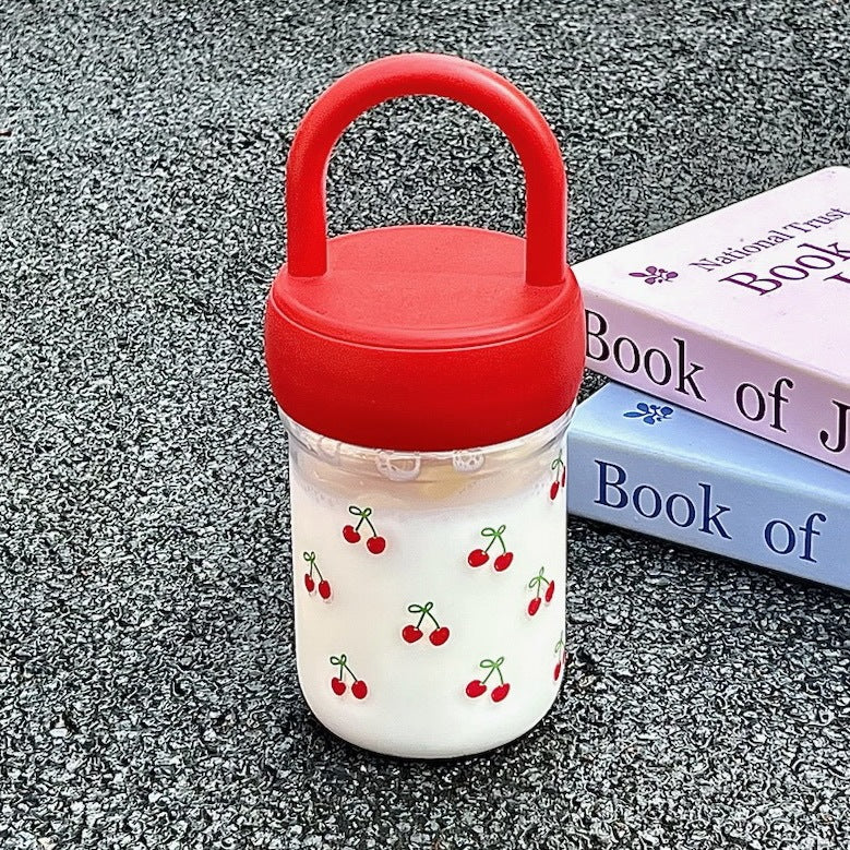 Damen umweltfreundliche Trinkflasche mit praktischem Tragegriff Skanto