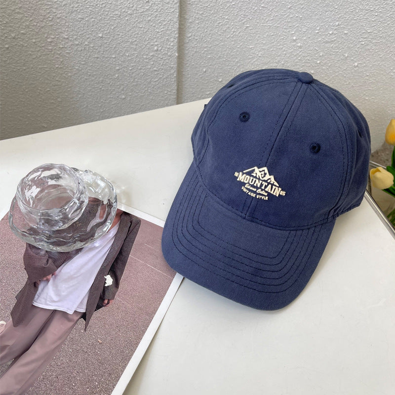 Herre Vintage-Inspirert Fjell Grafisk Baseball Caps Skanto