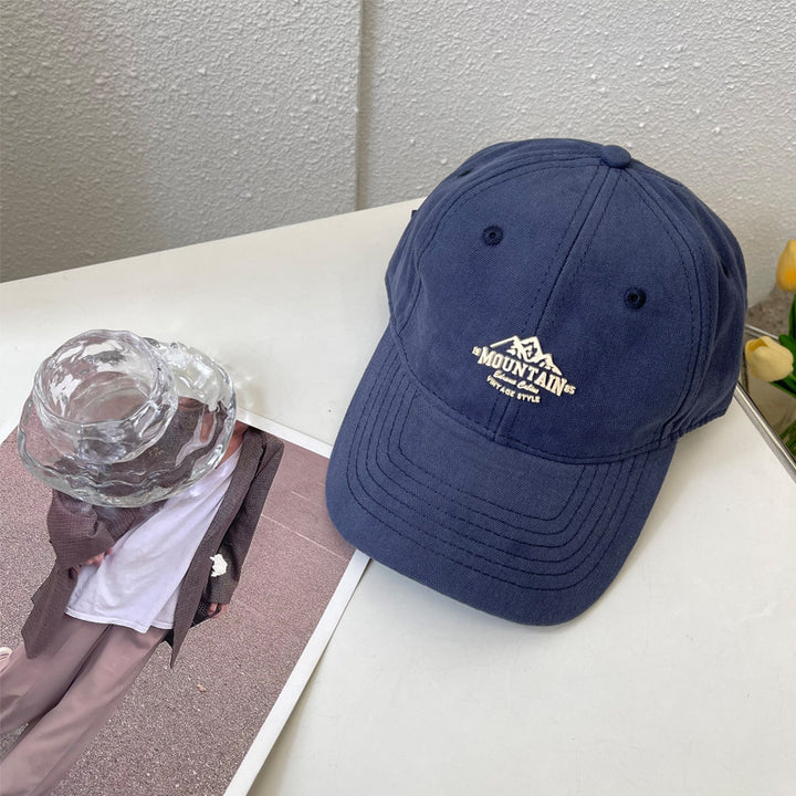 Herre Vintage-Inspirert Fjell Grafisk Baseball Caps Skanto