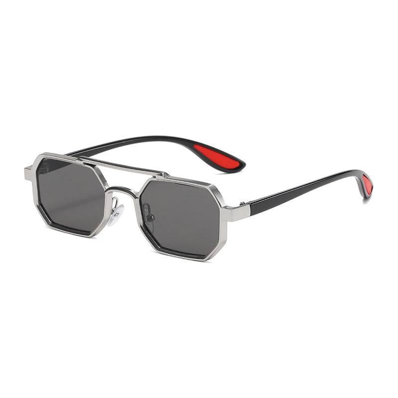 Damer moteriktig designer-solbrille med eksklusiv åttkantet ramme Skanto