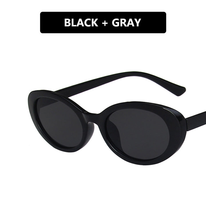 Dame Cat-Eye solbriller med gjennomsiktig ramme og gradientlinser Skanto