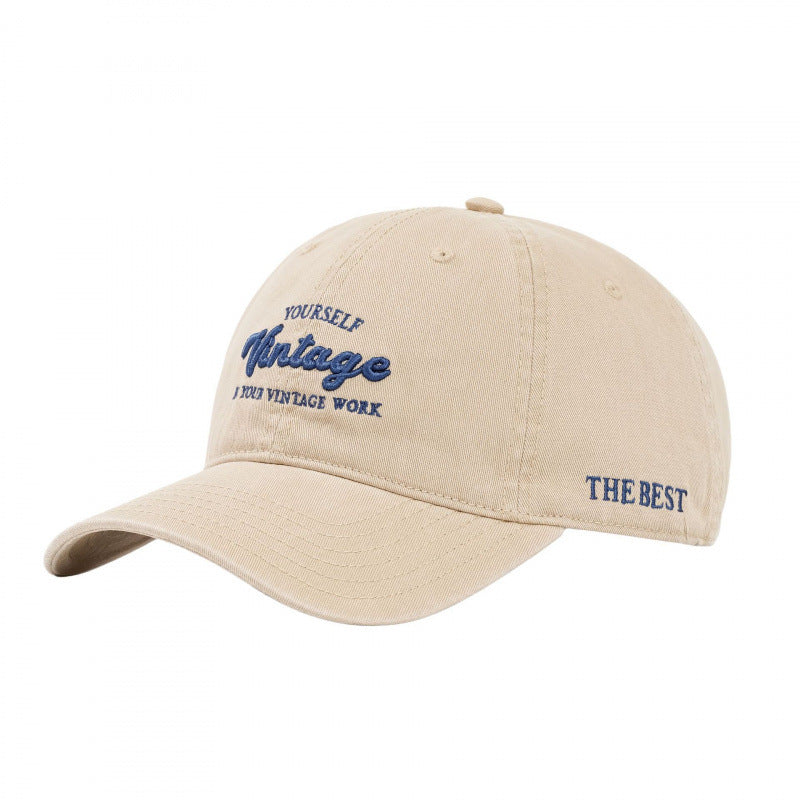 Kvinnenes vintage-inspirerte broderte baseballcap Skanto