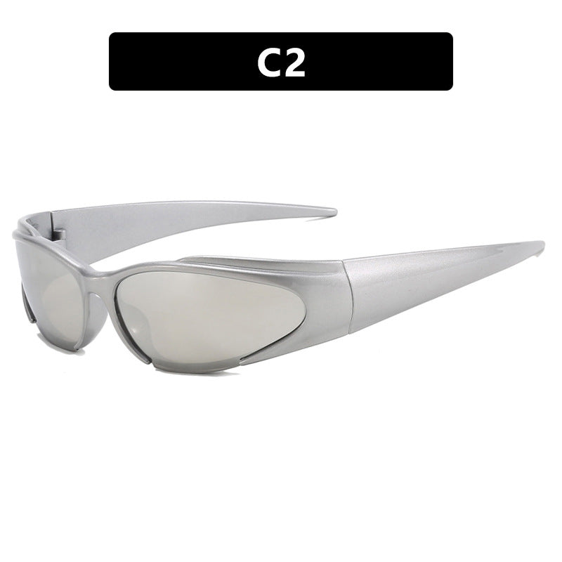 Dame Sporty UV-beskyttende solbrille med aerodynamisk design Skanto