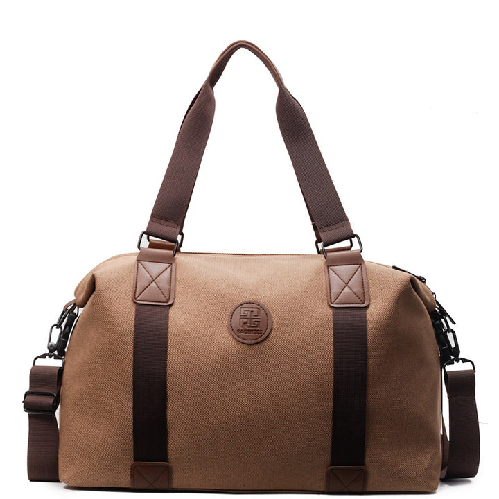 Sporty Duffel Bag With Multiple Compartments And Adjustable Shoulder Strap Skanto