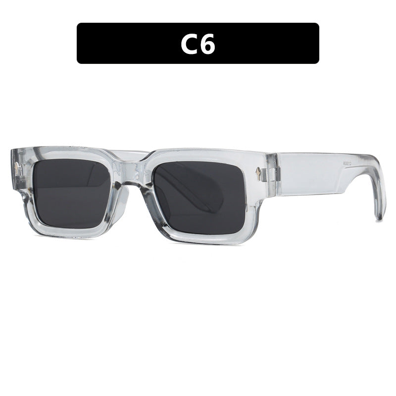 Dame kvadratisk solbrille med elegant design og UV-beskyttelse Skanto
