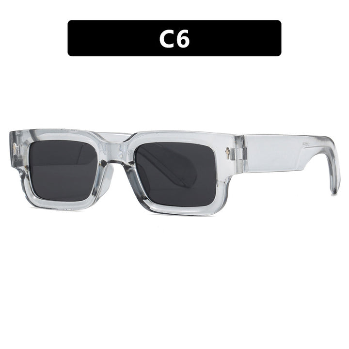 Dame kvadratisk solbrille med elegant design og UV-beskyttelse Skanto