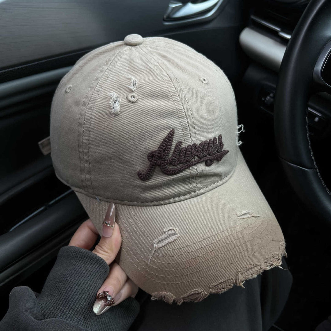 Kvinne's Slitt Grafisk Baseballcaps Skanto