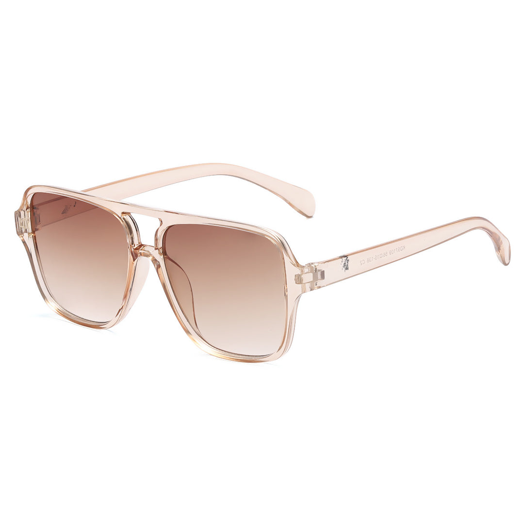 Dame kvadratisk solbrille med elegant overgangsramme Skanto