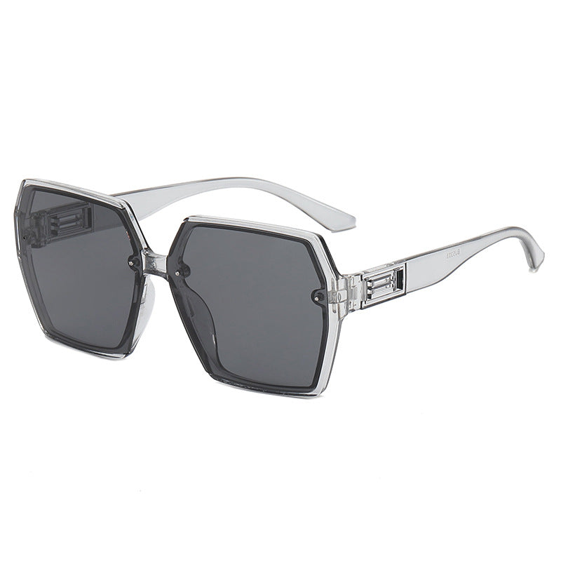 Damer Geometrisk Oversized Solbrille med moderne ramme Skanto