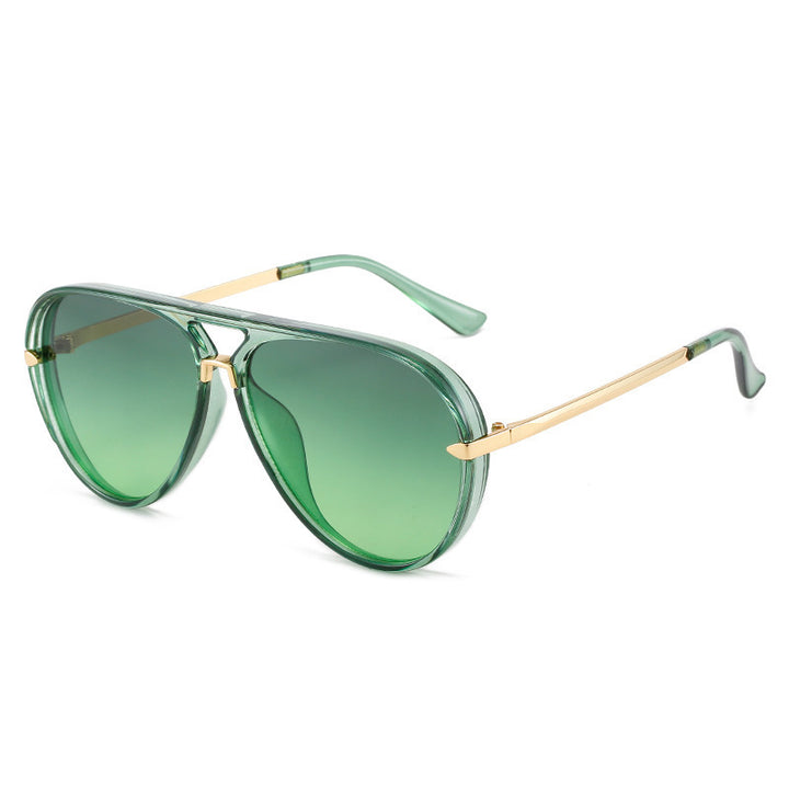 Dame pilot-solbrille med moderne metallramme og UV-beskyttelse Skanto