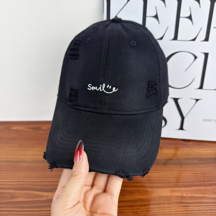 Kvinne Slitt Bomull Baseball Caps Skanto 1784270843