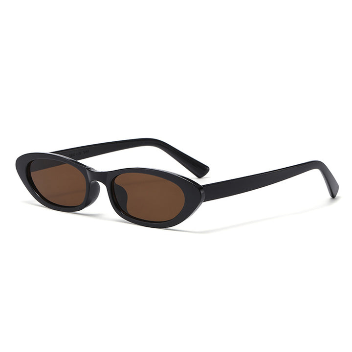 Dame Cat-Eye solbrille med beskyttende UV-filter og elegant rammestruktur Skanto