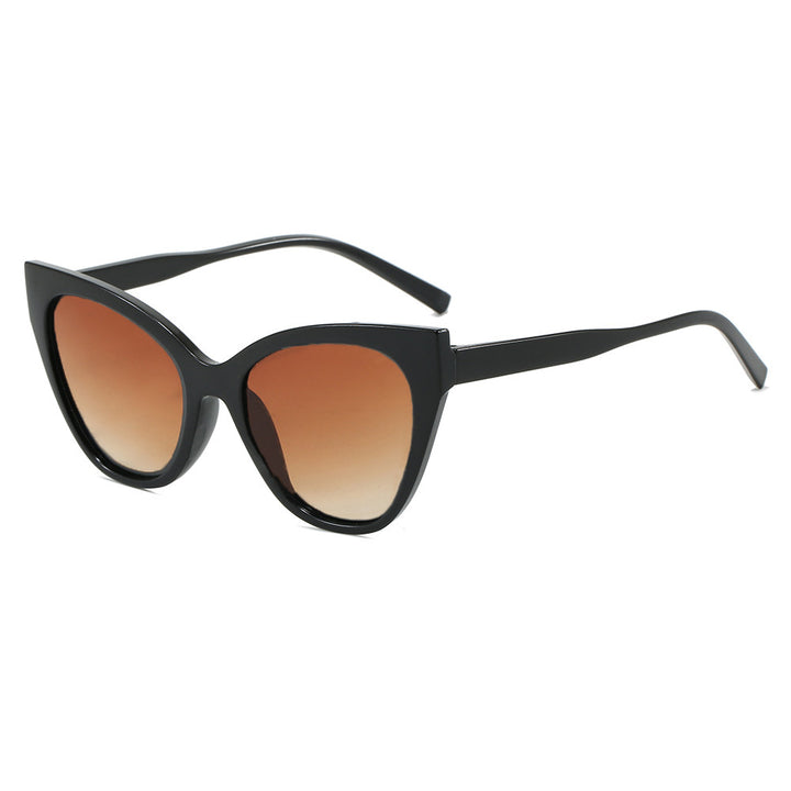 Dame Cat-Eye solbriller med UV-beskyttelse og moderne ramme Skanto