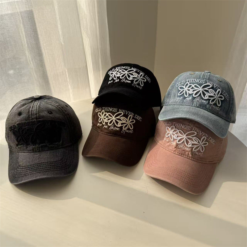 Kvinne Brodert Floral Baseball Cap Skanto 1783922211