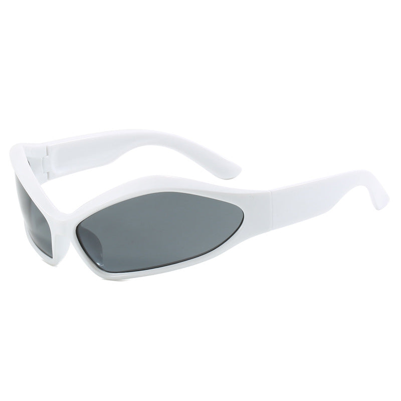 Dame Sporty solbriller med aerodynamisk design Skanto