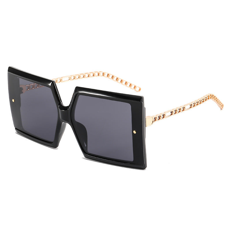Damer elegante oversized solbriller med kvadratisk ramme Skanto
