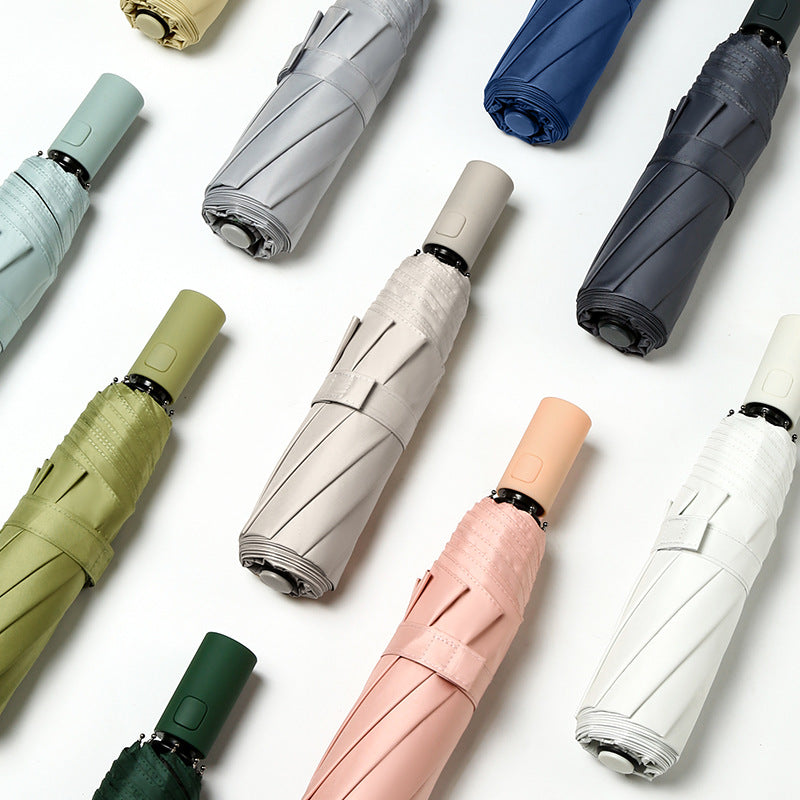 Damen Automatischer Faltregenschirm mit ultraleichtem Design Skanto