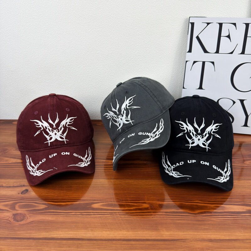 Herre Brodert Grafisk Baseball Caps Skanto