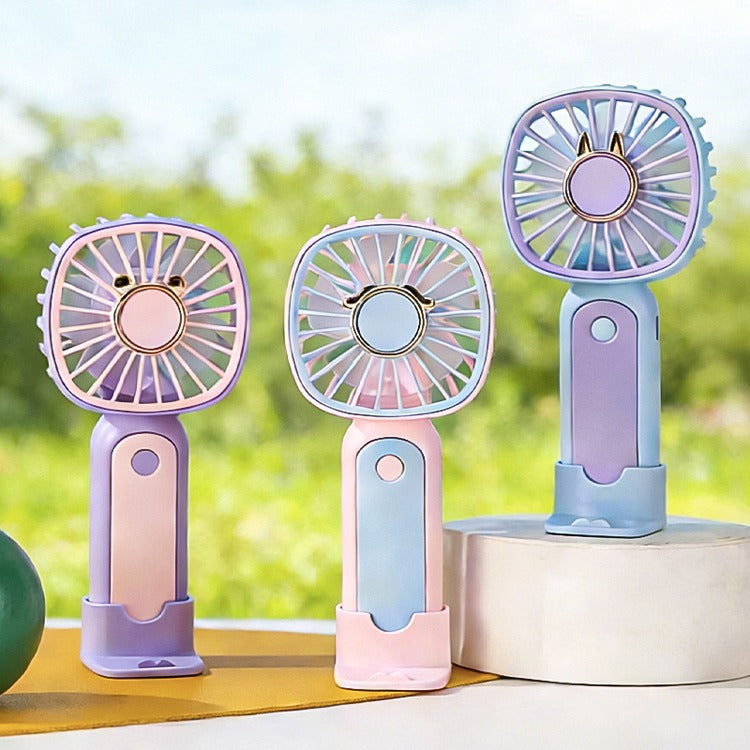 Unisex Bærbar Mini-Håndvifte med kreative funktioner Skanto