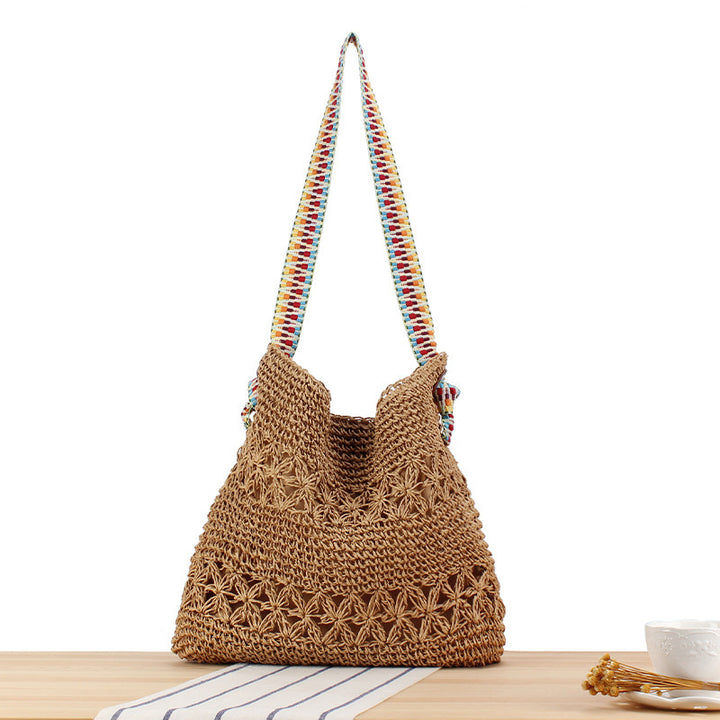 Handbag with striped strap Skanto